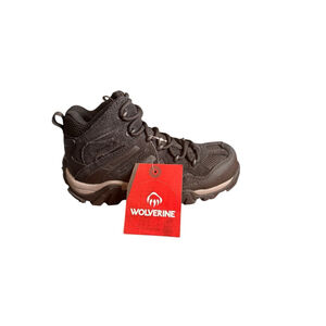 Women's Wolverine Wilderness Mid Hiker Boots US 6 Black Grey New waterproof